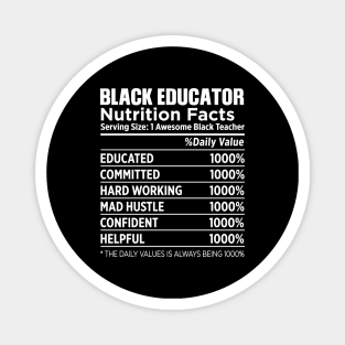 Black Educator Nutrition Magnet